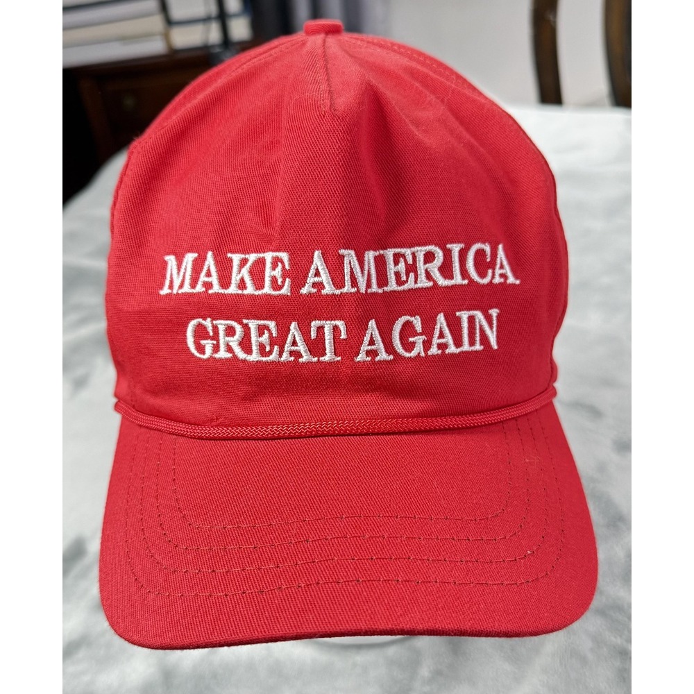 Make America Great Again Hat Cap Snap Back Red Cali-Fame Mens One Size MAGA